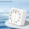 thumbnail image 4 of Paquete de 2 Temporizadores Cocina MecáNicos Cuadrados 60 Minutos, Reloj Temporizador Chef con Alarma Fuerte, No Requiere Pilas, 4 of 8