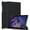 Black, variant on SaniMore for Samsung Galaxy Tab A8 (SM-X200/X205) Slim & Lightweight Case, Auto Sleep/Wake, PU Leather & Rugged PC Cover with Tri-Fold Kickstand Shockproof Protective Shell Women Men, Winered