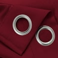 thumbnail image 3 of RT Designers Collection Anchorage Blackout Grommet Curtain Panel 54" x 84" Red, 3 of 4