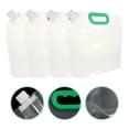thumbnail image 3 of AMERTEER 10 Pcs Sacs à Buse pour Grains Poignée Creuse Sacs de Rangement pour Aliments Secs Transparents, 3 of 6