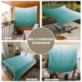 thumbnail image 6 of Teal Green Ombre Large Tapestry for Bedroom Wall Hanging Tapestry, Contemporary Gradient Abstract Art Ceiling Backdrop Tapestries Poster Blanket Wall Decor for Teens Room Living Room Dorm 85" x 90", 6 of 8