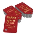 thumbnail image 2 of Inkdotpot Real Gold Foil Thank You For Celebrating With Us Bridal Shower-Baby Shower-Retirement-Wedding-Birthday Tags Favor Hang Paper Tags 100 Pieces, 2 of 6
