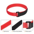 thumbnail image 3 of Uxcell 10Pcs Reusable Battery Tie Down Straps,0.8x20" Pink/Red Nylon Multipurpose Battery Hold Down Adjustable Cinch Strap Hook Loop Fastening Tie for Quadcopter FPV RC Drone Boat Car, 3 of 6