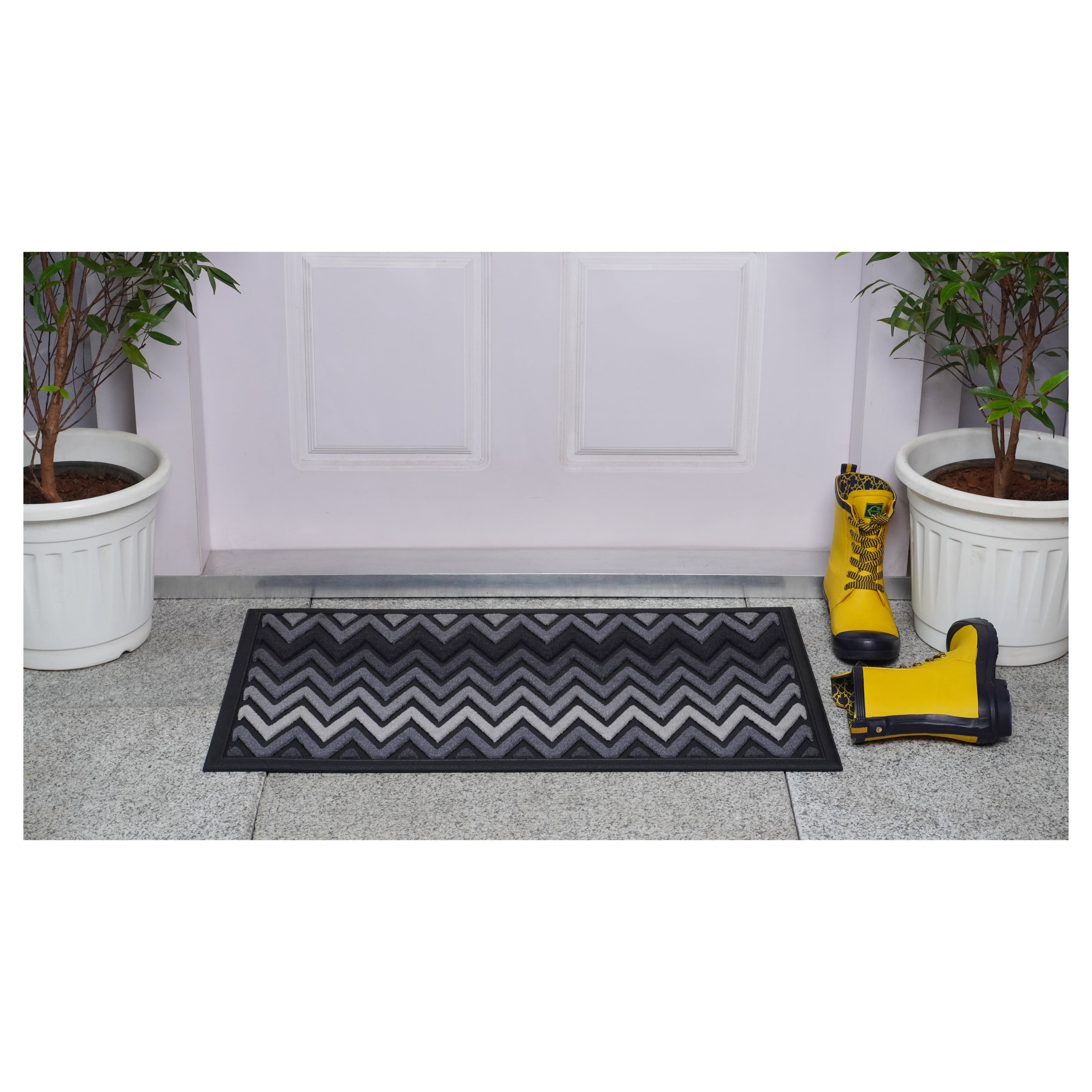 Roman Gray Doormat 18" x 30"