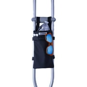 Crutcheze USA Made Crutch Bag - Lightweight Pouch for Crutches 3 Pockets