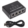 thumbnail image 1 of Conmutador Gigabit Ethernet de 5 Puertos con Cable de Alimentación USB, Divisor Ethernet de 1000 Mbps de 1 A 4 Salidas, para Cat 5/5E/6/7/8, 1 of 9