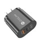 thumbnail image 1 of Cargador rápido USB C de 12 W con puerto PD + cargador rápido de pared con soporte, 1 of 8