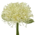 thumbnail image 3 of 6PCS Artificial Chrysanthemum Flowers 4'' Fake Pincushion Spider Mums for Home Vase Décor, Centerpiece, Wedding Bouquet(Creamy White), 3 of 7
