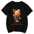 thumbnail image 4 of PMVFHDE T-Shirts à Manches Courtes pour Filles T-Shirts Amples pour Filles T-Shirts Amples pour Filles T-Shirts Imprimés Col Rond Manches Courtes T-Shirt Noir, 3-4 Ans, 4 of 4