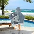 thumbnail image 3 of Yayeee Kids Hooded Towels Toddler Soft Absorbent Beach Bathing Wrap 50" x 23.5", Cute Animals, 3 of 5