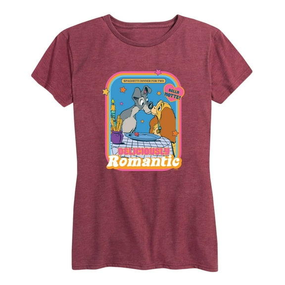 Lady and The Tramp - Delicously Romantic - Women's Short Sleeve Graphic T-Shirt