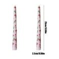thumbnail image 6 of Valentine's Day Taper Candles, 2 Pack 10 Inch Tall Unscented Rose Printed Candlesticks Unique Valentines Day Gifts Valentine's Day Dinner Table Decorations Wedding Anniversary Decor, 6 of 6