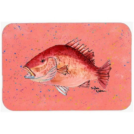 

Strawberry Snapper Glass Cutting Board Large Size