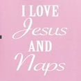 thumbnail image 5 of Wild Bobby I Love Jesus and Naps Inspirational/Christian Women Graphic Tee, Light Pink, Medium, 5 of 5