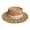 Khaki, variant on Women Wide Brim Straw Panama Hat Summer French Style Sun Shade Beach Brown