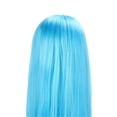 thumbnail image 4 of Professional Mannequin Head Hairdresser Training Head Hair Training Head Cosmetology DollSky Blue, 4 of 5