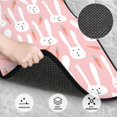 thumbnail image 3 of Fuzoiu Cute Rabbit Carrot Print Carpet Floor Mats for Car,Car Foot Mat Set,Universal Fit 4 Piece Mat Pad Set,Fits Most Cars Trucks Vans Sedans SUV Auto Carpet Mat Se, 3 of 7