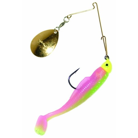Strike King Redfish Magic Spinnerbait, 1/8 Oz, Electric Chicken - (Best Color Spinnerbait For Bass)