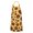 Yellow And Brown-2, variant on Leopard Pattern with Green and Black Spots Apron-Garden Aprons for Women with Pockets-Cotton Linen Waterproof Kitchen Cooking Gardening Aprons Adjustable for Kitchen,Cooking,BBQ and Salon 33x27 Inch