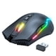 thumbnail image 1 of Ratón inalámbrico USB recargable ergonómico inalámbrico para juegos para ordenador portátil PC negro, 1 of 5