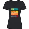 thumbnail image 3 of Inktastic RC Racing Radio Control Women's V-Neck T-Shirt, 3 of 5