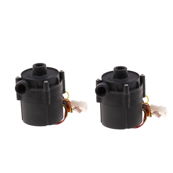 Pitycbo 2Pieces SC1000 DC 12V 18W Low Noise CPU Cooling Water Pump for Computer Cool
