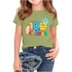 thumbnail image 1 of Blusas y camisas de manga corta con cuello redondo, moda de verano y primavera, para niños, cuello redondo, manga corta, temporada escolar, camiseta estampada, blusa de poliéster para niños, 1 of 5