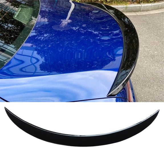 NINTE Rear Spoiler Trunk for 2017-2023 Infiniti Q60 ABS Tail Wing Gloss Black Style