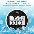 thumbnail image 3 of Symkmb Digital Ice Bath Thermometer Water Bath Thermometer with Digital Display Waterproof Cold Plunge Floating Thermometer plastic Black & White, 3 of 6