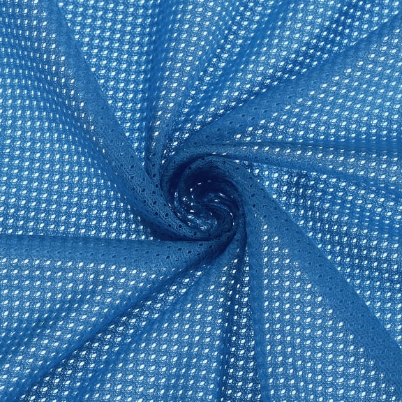 Uxcell 62 Inch Wide Mesh Fabric for Sewing Backpack Pocket and Straps, Netting Clothes, Dark Sky Blue 2 Yard