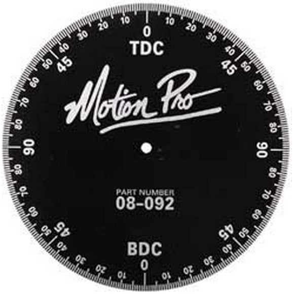 Motion Pro Engine Timing Degree Wheel Anodized Aluminum