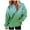 Light Green, variant on Women Tunic Tops Fall Relaxed Fit Hooded Long-sleeved Bubble Cuff Off the Shoulder with Pocket Gradient Print Leisure Cotton Sweatshirts Tops(Pink,S)