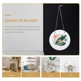 thumbnail image 5 of Set of 2 White Wooden Circle Hanging Signs, 30cm Round Wood Plaques for Home Decor and Wall Decoration, 5 of 5