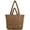 Brown, variant on JennyShop Fashion Large Capacity Padding Bag, High Quality Puffy Tote Bag Padded Puffer Lattice Handbags for Women Large Capacity Quilted Shoulder Bag