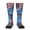 2 Black-2, variant on Women's Knee High Socks America Oklahoma Flag Outdoor Casual Tube Socks