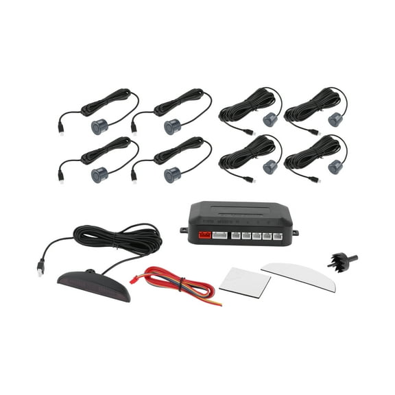 Unique Bargains Reverse Backup Radar System Reverse Parking Sensors Front 8 Pcs Parking Sensors