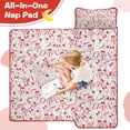 thumbnail image 4 of Multicolor Christmas Pattern Toddler Nap Mats for Kids Preschool,59"x22" Sleeping Mat Bag or Kids,Toddler Sleeping Bag,Toddler Nap Mat or Daycare, 4 of 6