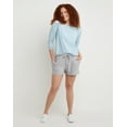 thumbnail image 7 of Hanes Jersey Shorts Originals Women's Plus Size Cotton Pockets 2.5 inseam 2X-4X, 7 of 7