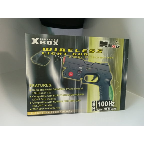 WIRELESS LIGHT GUN Auto Reload 2.4GHz for ORIGINAL XBOX Console