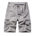 thumbnail image 3 of Pantalones cortos holgados e informales para hombre, de talla europea, con múltiples bolsillos y cinco puntos, de corte mediano, 3 of 5