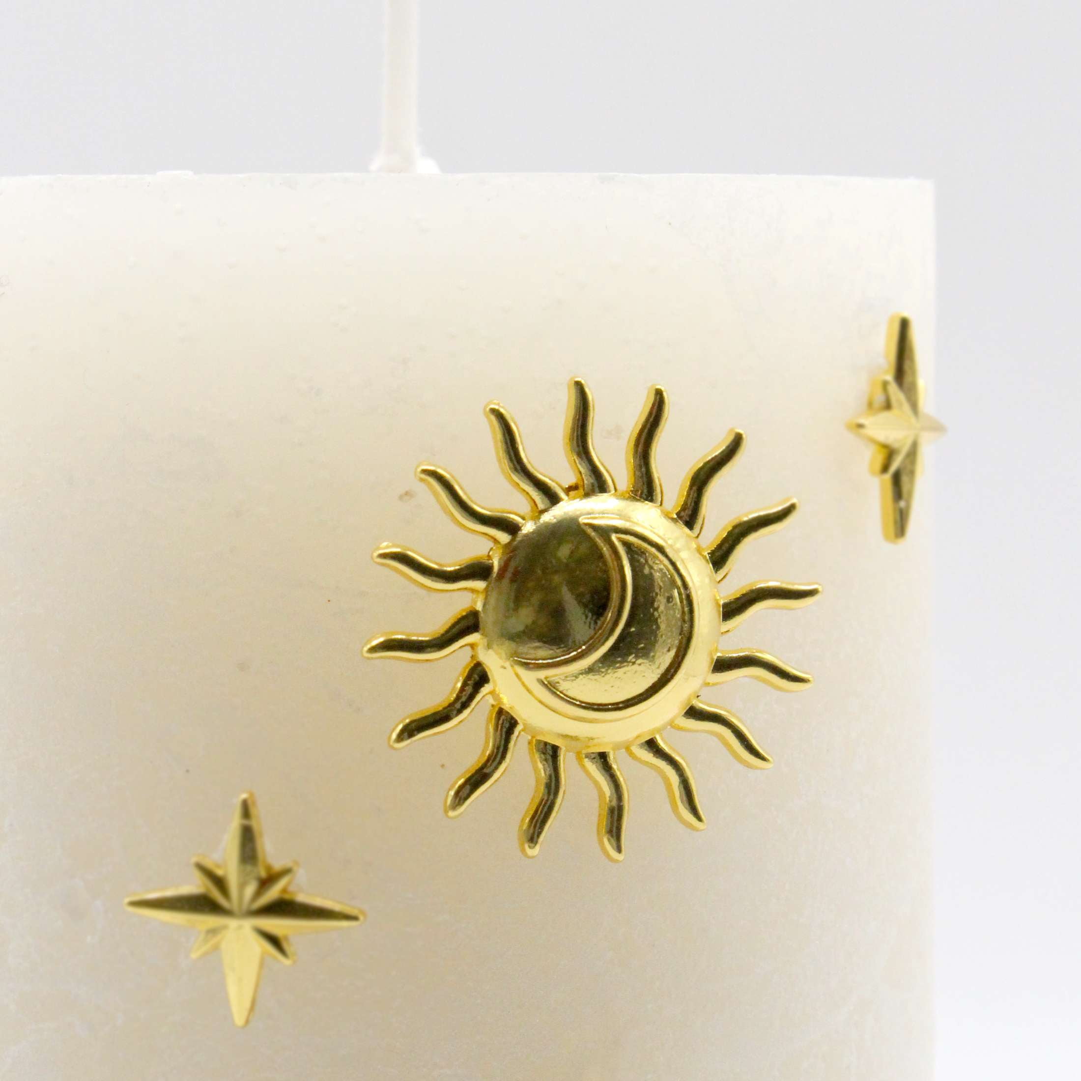 Mainstays Celestial Candle Charms 6 Piece Set for Flute, Pillar and Votive Candles