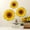 Yellow, variant on Ckraxd Sunflower Wooden Signs Wall Decor 3 Piece Set Floral Home Kitchen Hanging Decor Stylish Wall Art for Living Room Dining Area