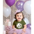 thumbnail image 6 of 2 Rex 2nd Birthday Shirt for Boys & Girls T-Rex Dinosaur Party Tee for Toddler Military Green Shirt 3T, 6 of 8
