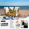 thumbnail image 5 of Daiia Thanksgiving Truck Beach Travel Bag - Water-Resistant Beach Bag, Lightweight Tote with 7 Pockets for Women and Men - Gym,Pool,Camping,Reusable Grocery Bag, 5 of 7