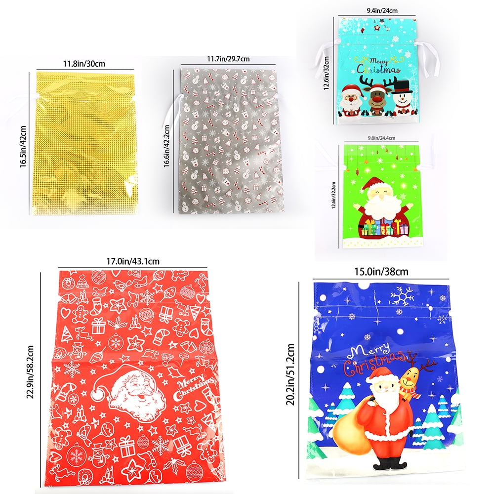 foil xmas bags