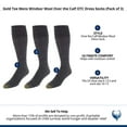 thumbnail image 4 of Wool Over The Calf Socks 3-Pack Extended Sizes, 4 of 4