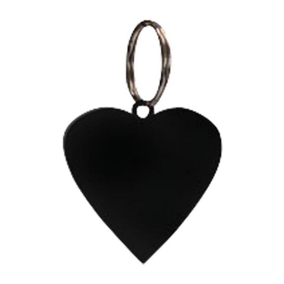 Silhouetted Key Ring - Nickel Plated, Durable Wrought Iron, Made in USA, 2 1/4" W x 3 3/4" H, Black Finish