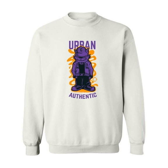 Urban Swag Cat. Sweatshirt Men -Image by Shutterstock, Male Medium