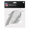 thumbnail image 1 of Carolina Panthers 6x6 Perfect Cut Decal - Chrome, 1 of 2