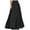 Black, variant on YOUSNH Womens Fashion Casual High Waist Fold A Dress Soild Vintage Loose Beach Wrap Maxi Long Skirt Pleated Skirts for Women Beige L